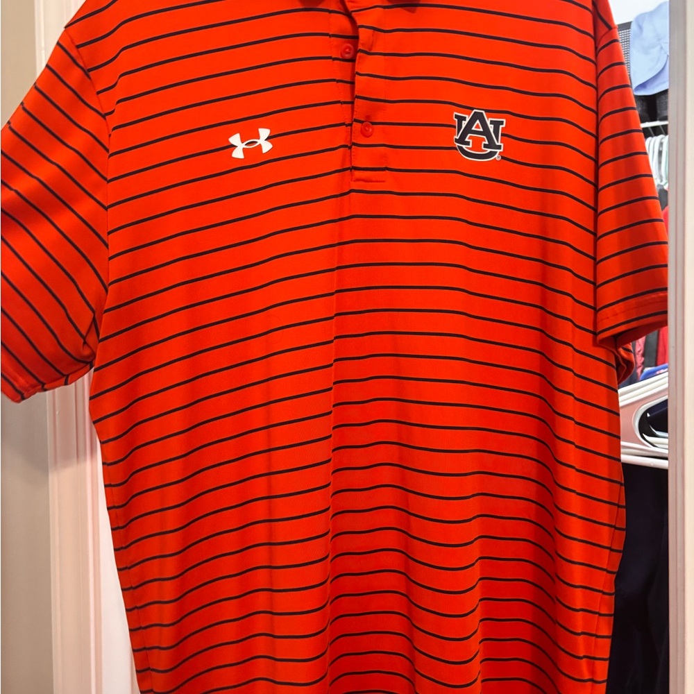 Auburn Football Sideline Polo-orange